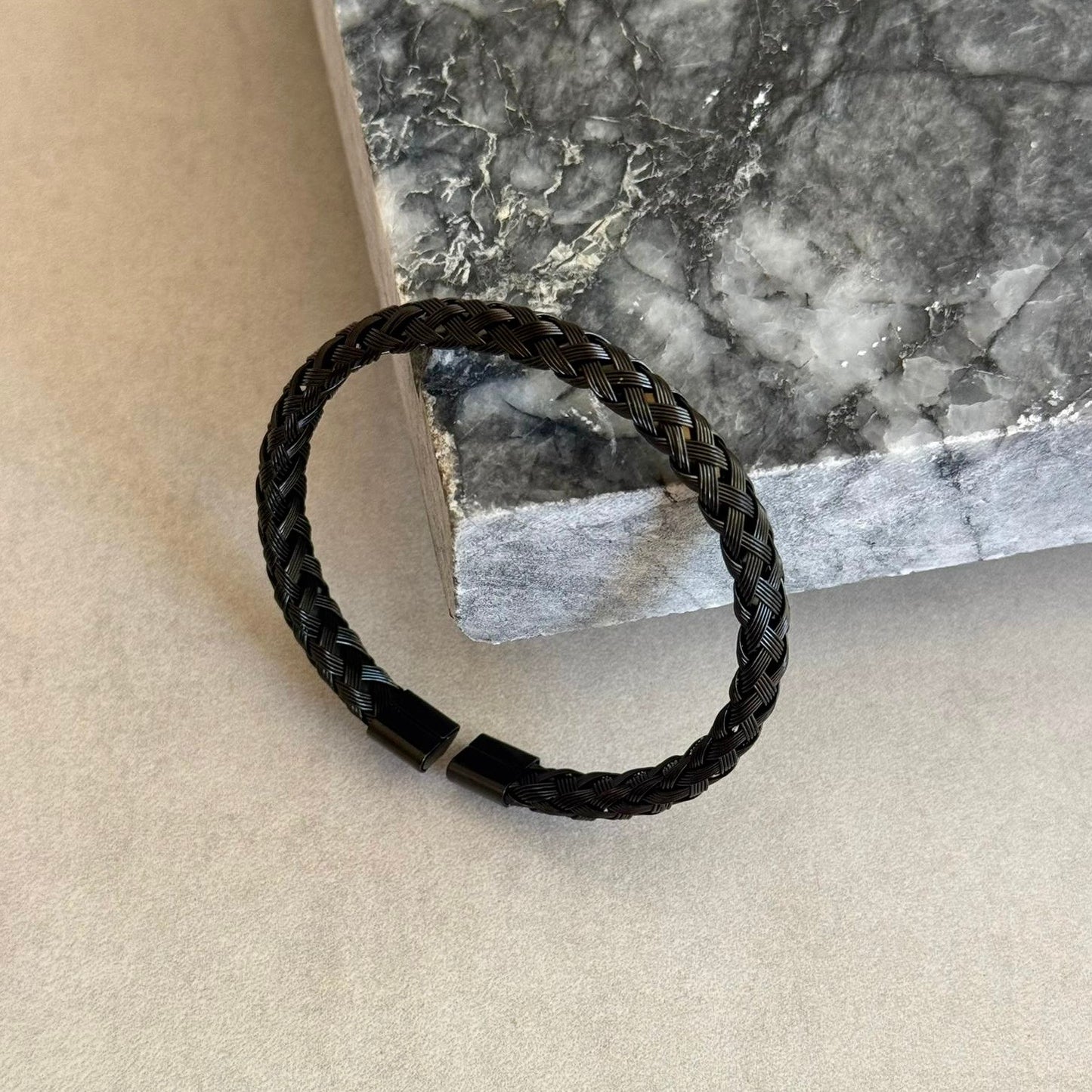 Hasır Model Silver Bileklik