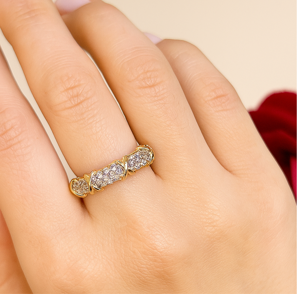 Xoxo Zirkon Taşlı Yüzük