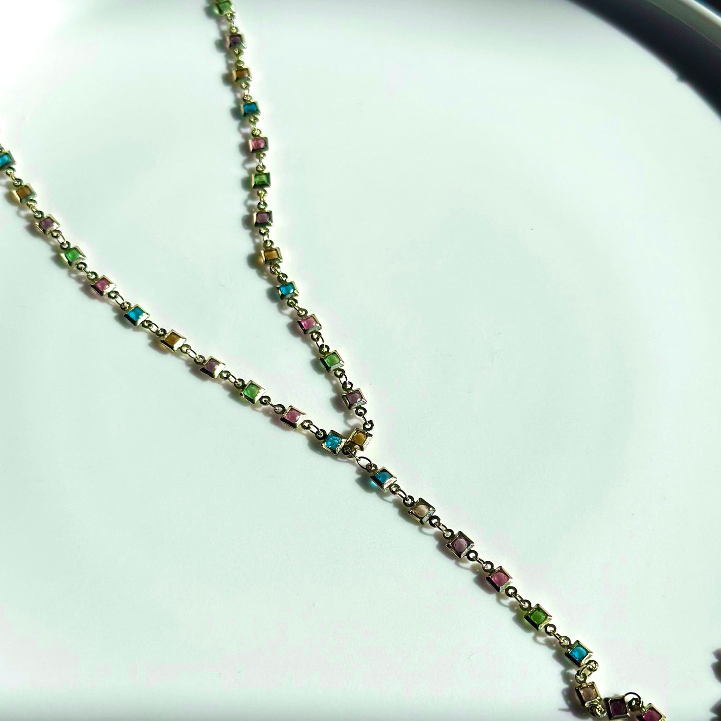 Kare Model Zirkon Y Kolye