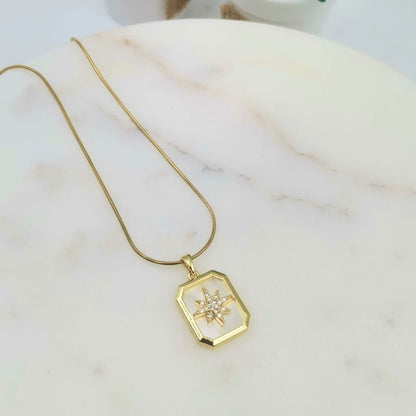 Kuzey Yıldızı Gold Kolye