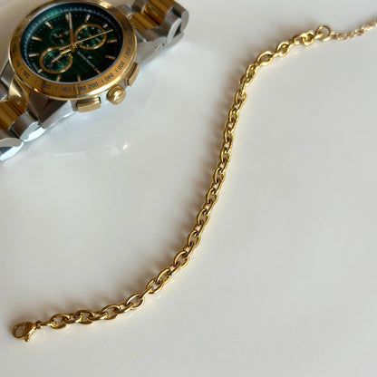 Oval Zincir Bileklik