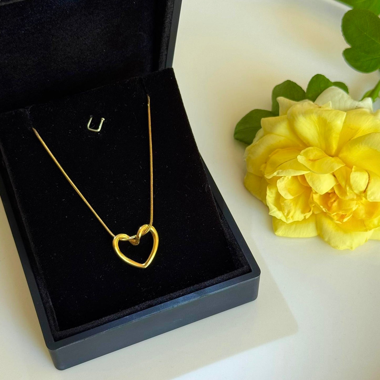 Aşk Düğüm Gold Kolye