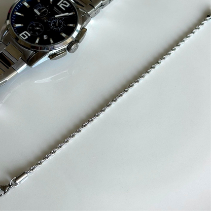 Halat Zincir Burgu Erkek Bileklik