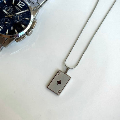 Karo Ası Unisex Kolye