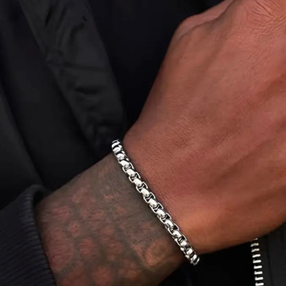 Parlak Küp Zincir Bileklik