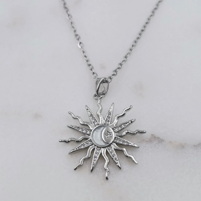 Güneş Silver Kolye