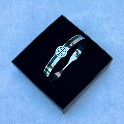 Haki Şerit & Taşlı Kelepçe