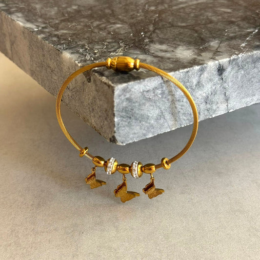 Kelebek Charm Kelepçe