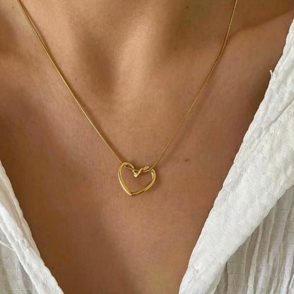 Aşk Düğüm Gold Kolye