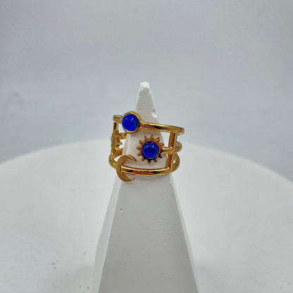 Ay & Yıldız Detaylı Yüzük