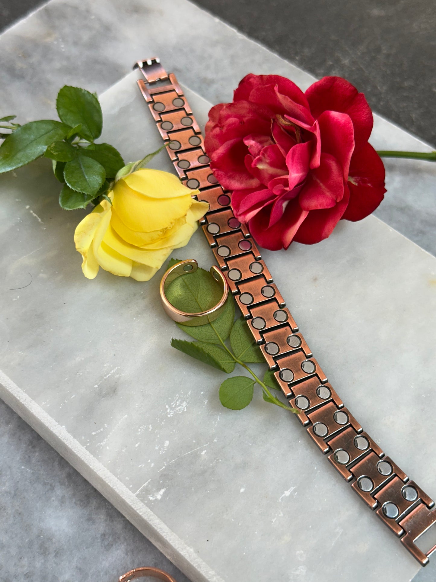 Doğal Bakır Mıknatıslı Bileklik - Sağlık ve Enerji Dengeleyici